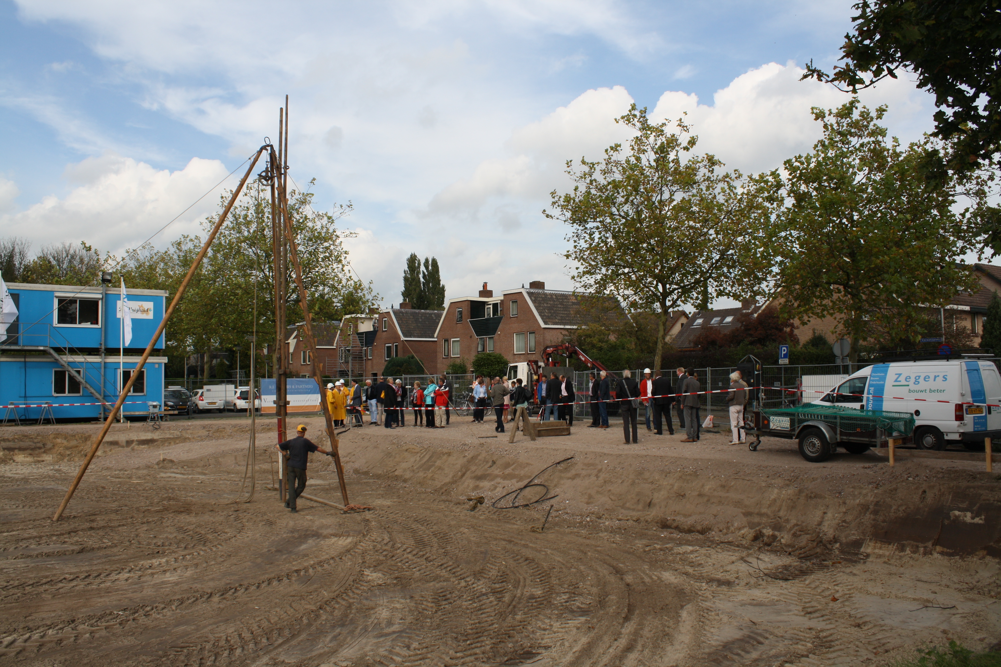 Eerste paal De Vrijheid Amersfoort